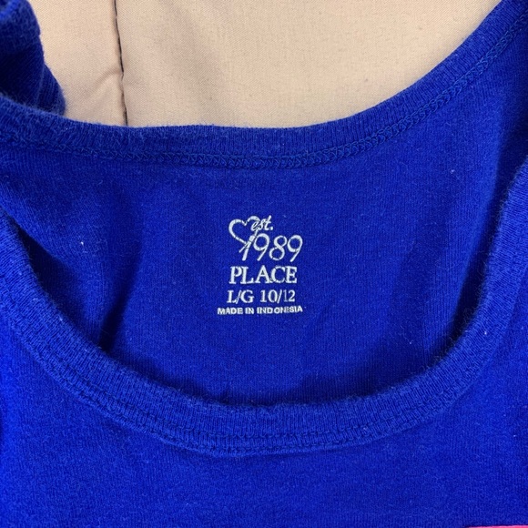CHILDRENS PLACE BLUE TANK TOP SIZE- 10/12 - Picture 3 of 3